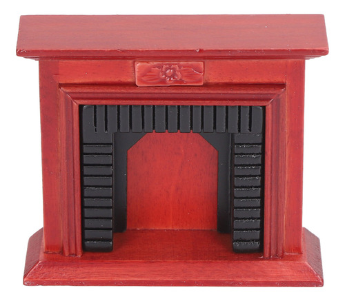 Chimenea Para Casa De Muñecas A Escala 1:12 De Abedul, Model