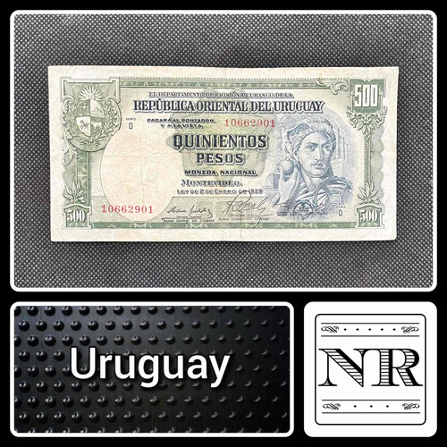 Uruguay - 500 Pesos - Año 1967 - P #44