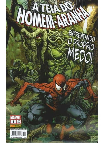 Hq Gibi A Teia Do Homem-aranha Nº1  2010 Enfrentando O Próprio Medo