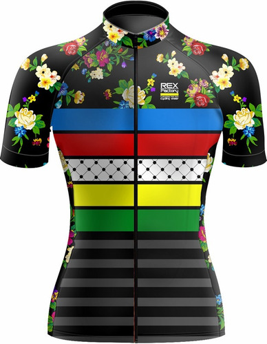 Ropa De Ciclismo Jersey Maillot Dama Mujer Rex Factory 612