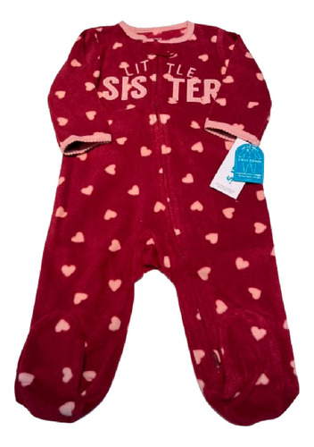 Pijama Enterito Polar - 6m - Carters - Little Sister