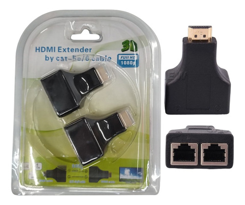 Hdmi Extender By Cat-5 E/6 Cable