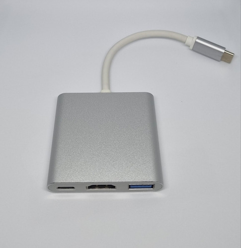 Adaptador 3 En 1 Compatible Con Mac Pc Hub 3 En 1 Hdmi 4k