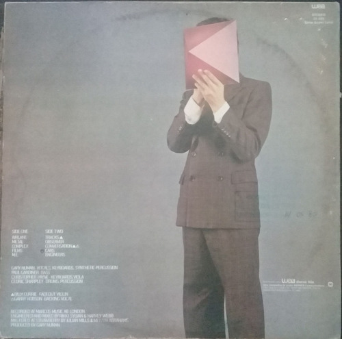 Imagem 5 de 5 de Lp Vinil Gary Numan The Pleasure Principle Ed. Brasil 1979