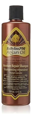Shampoo Reparador Con Aceite Argán Babyliss Pro 350ml 