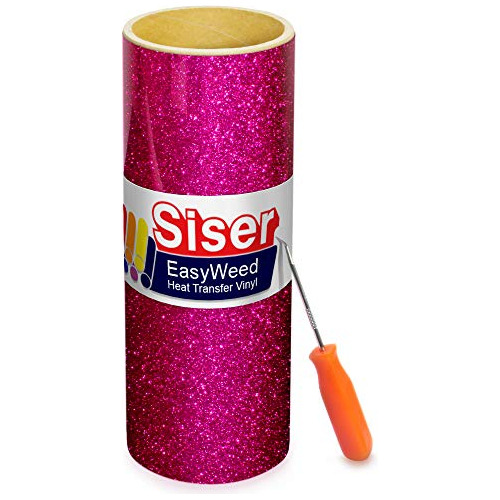 Vinilo De Transferencia Térmica Easyweed Glitter Hot R...
