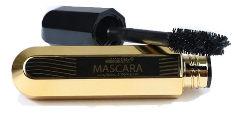 Mascara Pestañas Larga Duración Volumen Waterproof Cherimoya Color Negro