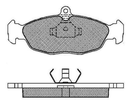 Pastilla De Freno Opel Calibra 90/94 Delantera