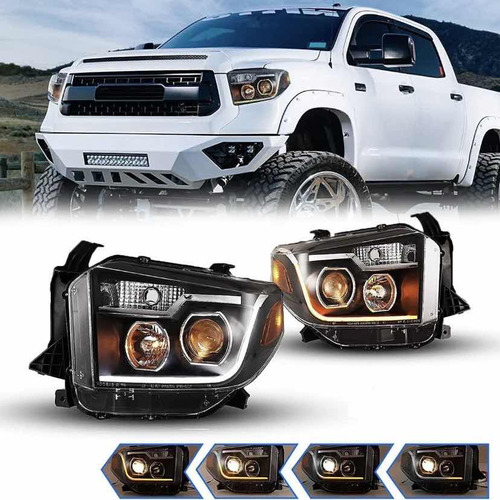 Faros Toyota Tundra Led Drl 2014 2015 2016 2017 A 2021