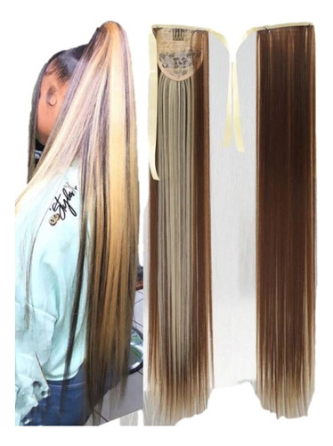 Coletas De Cabello Sintético Extra Largas 85 Cms