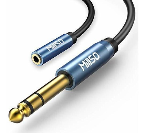 Millso - Adaptador De Audio Estéreo De 1/4 De Un 0,138 En Am