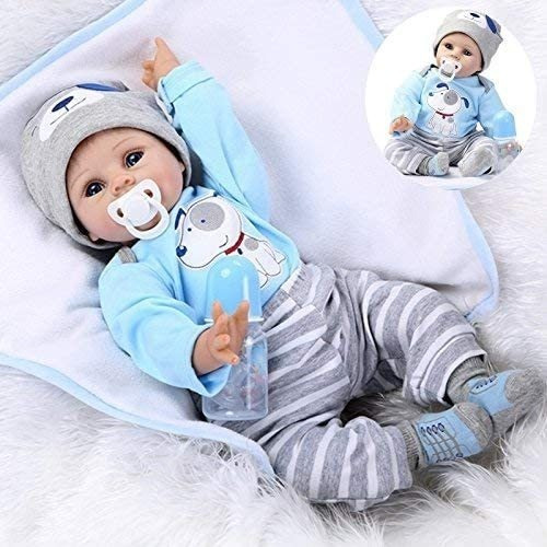 Realistic Reborn Baby Dolls Boy Vinilo De Silicona Real...