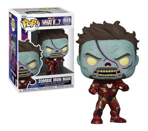 Funko Pop Zombie Iron Man Marvel What If 944 Original