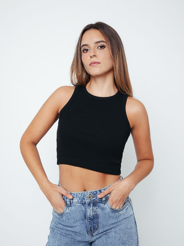 Top Para Mujer Dvk Camiseta Camiseta Ngr