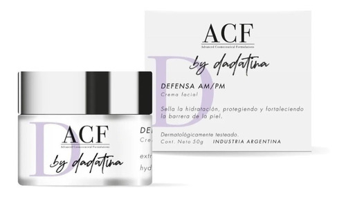 Acf Crema Facial By Dadatina Defensa Am Pm Hidratacion