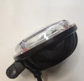 Faro Auxiliar 4 Led Lupa Posicion Aro Azul Redondo 3800lm