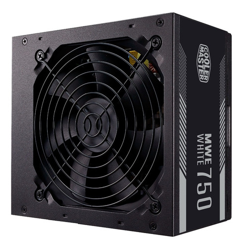 Fonte de alimentação para PC Cooler Master Technology MWE White Series MPE-7501-ACAAW 750W  black 100V/240V