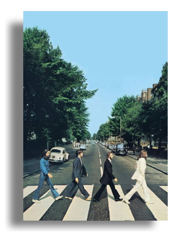 Cuadro Canvas Personalizado 35x50cm  Beatles Abbey Road