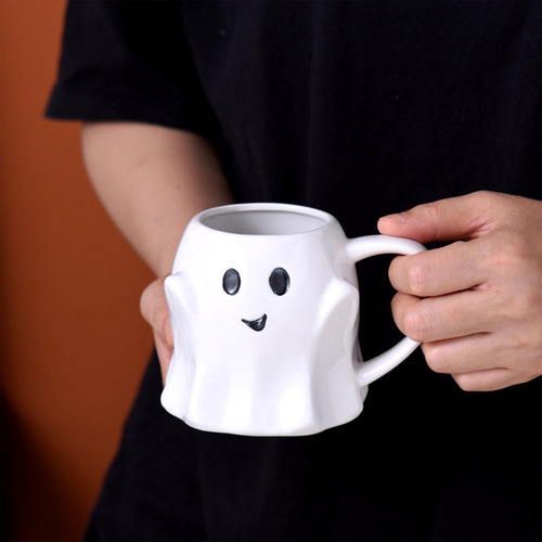 * Taza De Café Spooky, Taza De Té Peculiar, Vajilla De