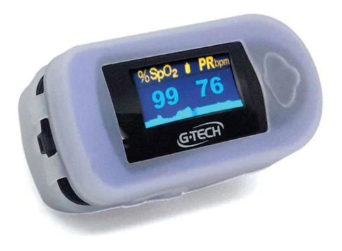 Oxímetro Digital G-tech Portátil De Dedo Oled Graph