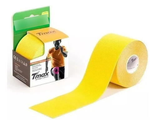 Bandagem Elástica Funcional Adesiva Tmax Cor Amarelo