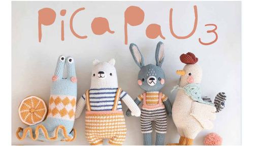 20 Patrones Amigurumi Animalitos (pica Pou 3)