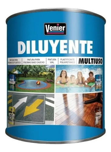 Diluyente Para Pileta Piscina De Plastico Venier 1l Pintumm