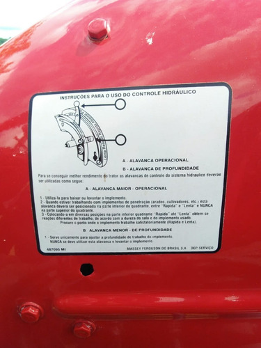 Trator Massey Ferguson 50x 4x2 Ano 1973