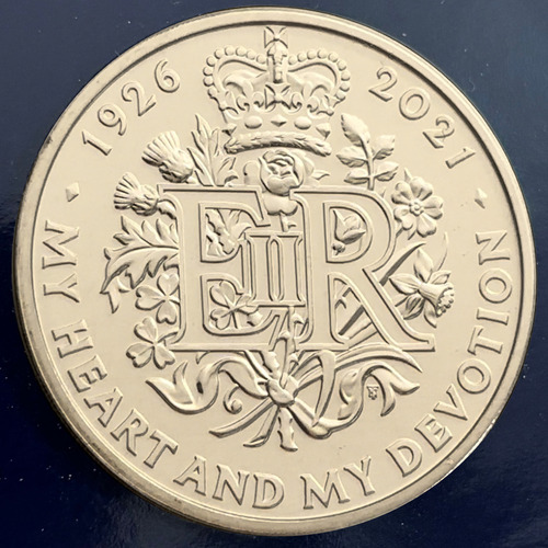 Moeda Inglaterra 2021 95 Anos Da Rainha Elizabeth Ii Cc