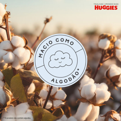 Lenço Umedecido Huggies Rosto E Corpo Pacote 48un