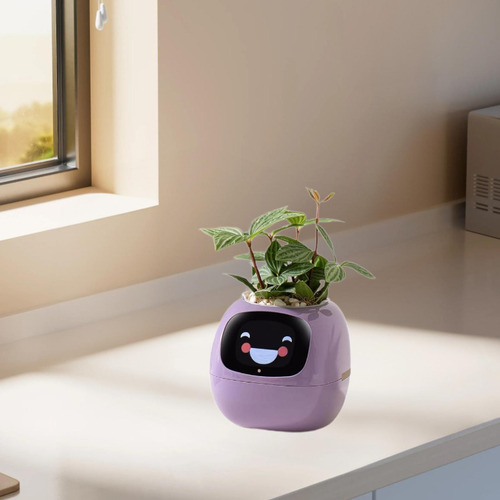 Robot Jardinera Inteligente Lindo Robot Planta Inteligencia