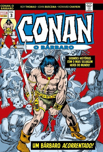 Conan, O Bárbaro: A Era Marvel Vol. 3: Marvel Omnibus, de Thomas, Roy. Editora Panini Brasil LTDA, capa dura em português, 2021