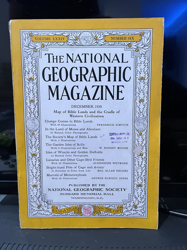 National Geographic Magazine / December 1938