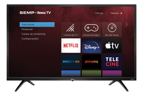 Smart Tv 43'' Led Full Hd Roku Wi-fi 43r5500 Semp Bivolt