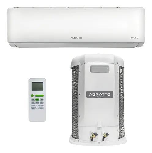 comprar Ar Condicionado Split Agratto Hi Wall Liv Top Inverter 24.000 BTU\u002Fh Quente e Frio Monofásico Branco LCST24QF-02I - 220V
