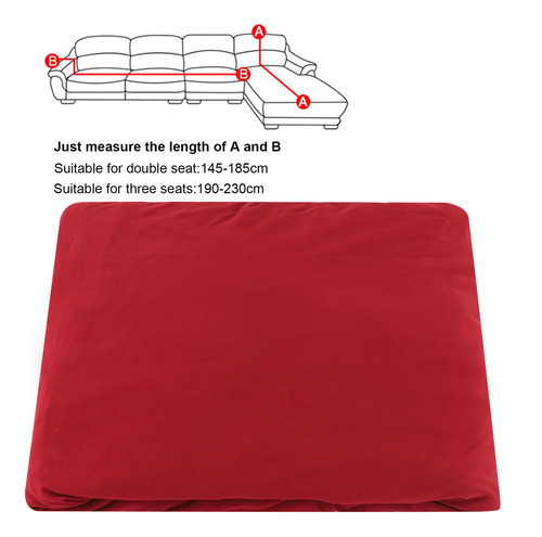 Funda De Sofá De Poliéster Con Forma De L, 3+2 Esquinas, Hom