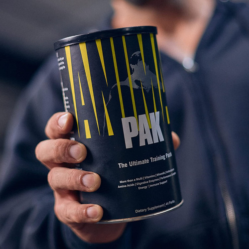 Suplemento en comprimidos Universal Nutrition Animal Pak Animal training Pak vitaminas en lata de 43mL 44 un
