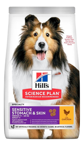 Hills - Science Diet Adult Sensitive Stomach & Skin Dog 7,03Kg
