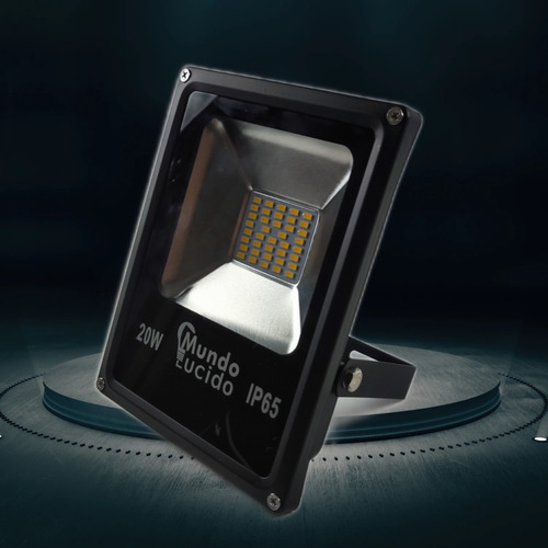 Imagen 3 de 6 de Reflector Led De 20 Watts Para Exterior (rf20) Luz Cálida