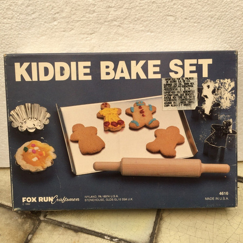 Kiddie Bake Set, Vintage, Sin Usar