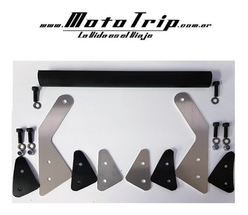 Imagen 5 de 5 de Soporte Celular Gps Kawasaki Versys 650 - Barra Negro