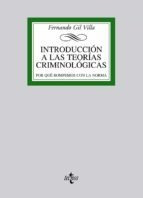 Introduccion A Las Teorias Criminologicas