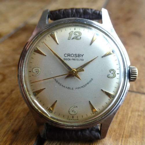 Crosby Reloj Frances Antiguo Cuerda Coleccion Retro  6220swt