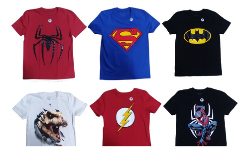 Playera Niño 8-10 Manga Corta Toothless Algodón - Flash