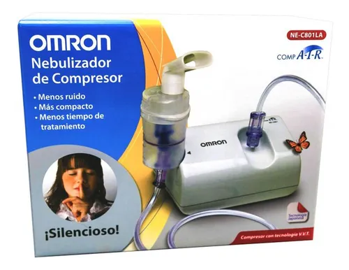 comprar Omron Nebulizador De Compresor Y Kit Color Blanco Ne-c801la