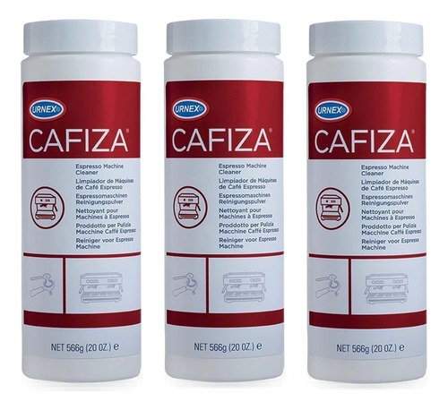 Cafiza Urnex Limpiador Maquina Cafe Espresso Kit X3