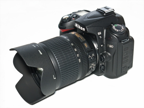  Nikon D90 Dslr Color  Negro