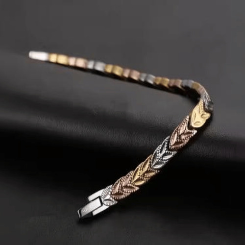 Pulsera Magnética Titanio Con Imanes Ndfeb Modelo Ysmgb-30