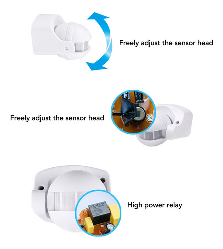 Interruptor Detector De Sensor De Movimiento Infrarrojo Impe