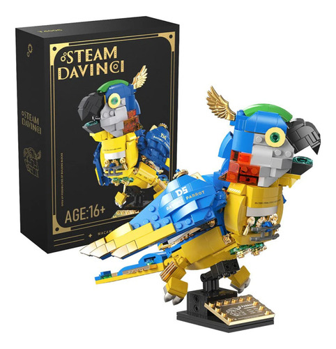 Bloques De Construcción Tuomu Escarabajo-línea Steam Davinci 490 Loro